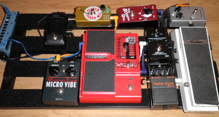 Photo Pedalboard Laurent Aeschimann