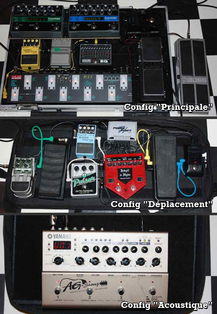 Photo Pedalboard Sébastien Bara