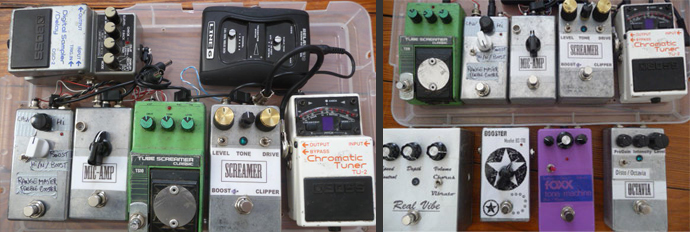 Photo Pedalboard Rod Barthet