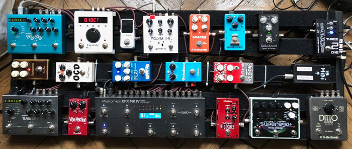 Photo pedalboard Axel Bauer