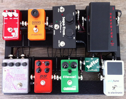 Photo Pedalboard Antoine Beconcini