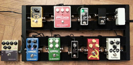 Photo Pedalboard Jérémy Borg