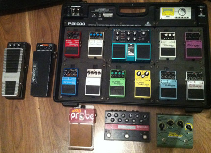 Photo Pedalboard Xavier Boscher