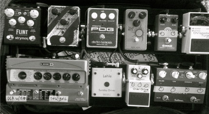 Photo Pedalboard Hugues Chauvin