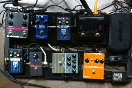 Photo Pedalboard Nicolas Chelly