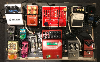 Photo pedalboard Nicolas Cornolo