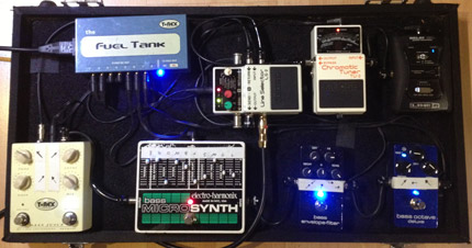 Photo Pedalboard Thomas D'Arbigny