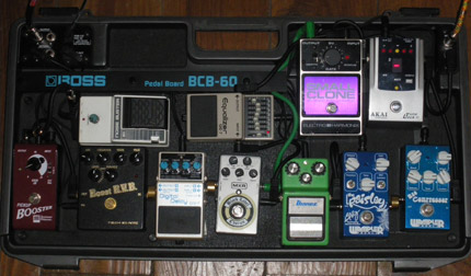 Photo Pedalboard Kevin Denard