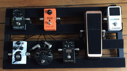 Photo Pedalboard Rodolphe Dupont