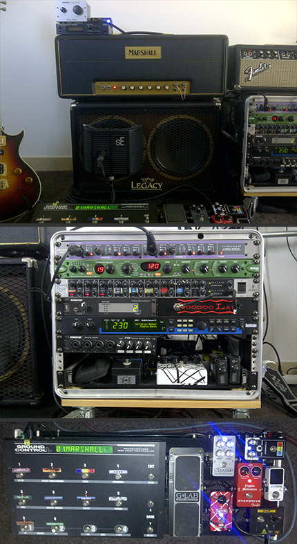 Photo pedalboard Thomas Fratti