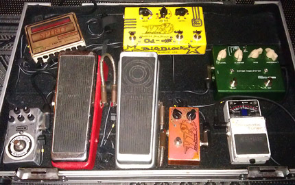 Photo Pedalboard Julien Gatter