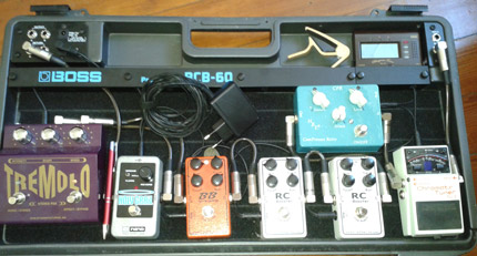 Photo Pedalboard Marc Gorse