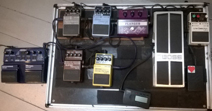 Photo Pedalboard Brice Guillon