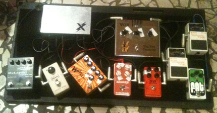 Photo Pedalboard Tony Halet