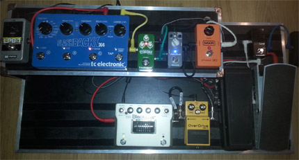 Photo pedalboard Lucas Linussio