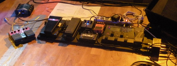 Photo Pedalboard Gerald Moizan