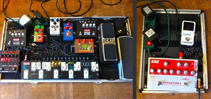 Photo Pedalboard Fabien Mornet