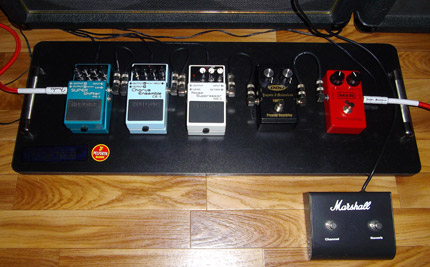 Photo Pedalboard Lucas Mucciante