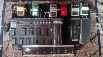 Photo Pedalboard Pierre-Yves Noaille