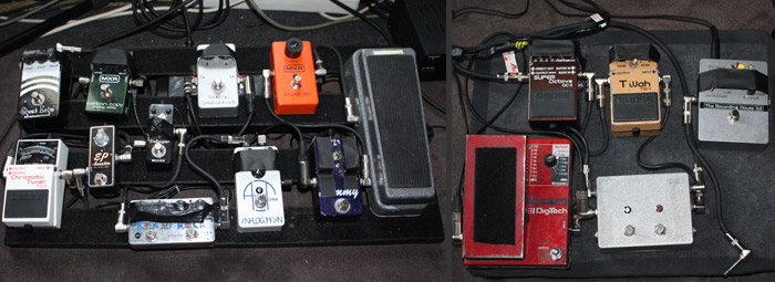 Photo Pedalboard Yarol Poupaud