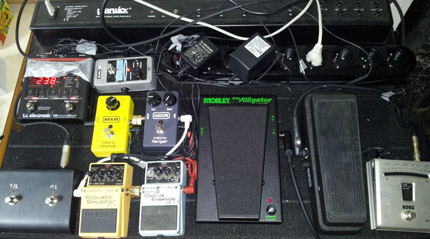 Photo Pedalboard Manu Quignaux