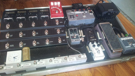 Photo Pedalboard Kevin Roche