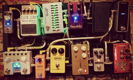 Photo pedalboard Charles Roussel