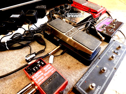 Photo Pedalboard Benjamin Sertelon