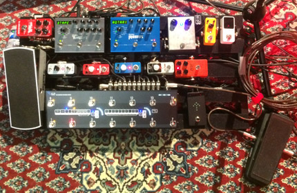 Photo Pedalboard Aymeric Silvert