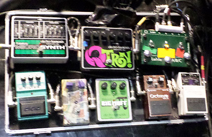 Photo  d'un pedalboard de Fabien Mornet